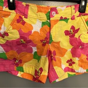 Lilly Pulitzer Floral Women's Shorts - Pink, Orange, Yellow